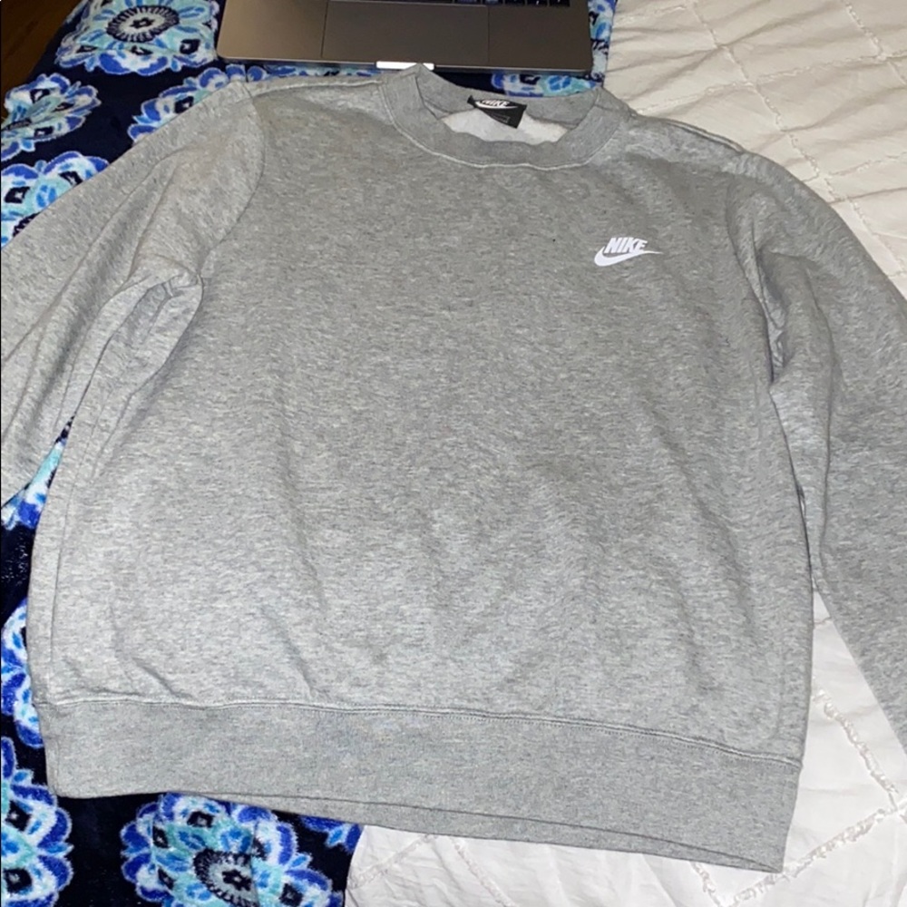Nike grey crew neck